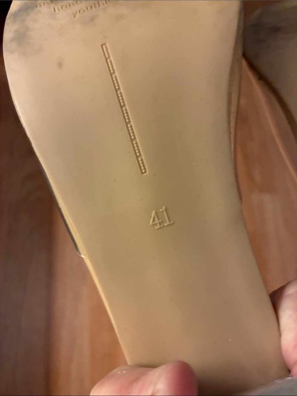 Clear Strap Nude Slide Heels for Women - Picture 8 of 8